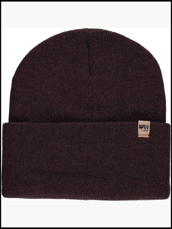 100% Merino Wool Midweight Everyday Knit Cuff Beanie Warm Winter Hat main image 5